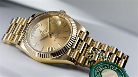 solid gold Rolex value